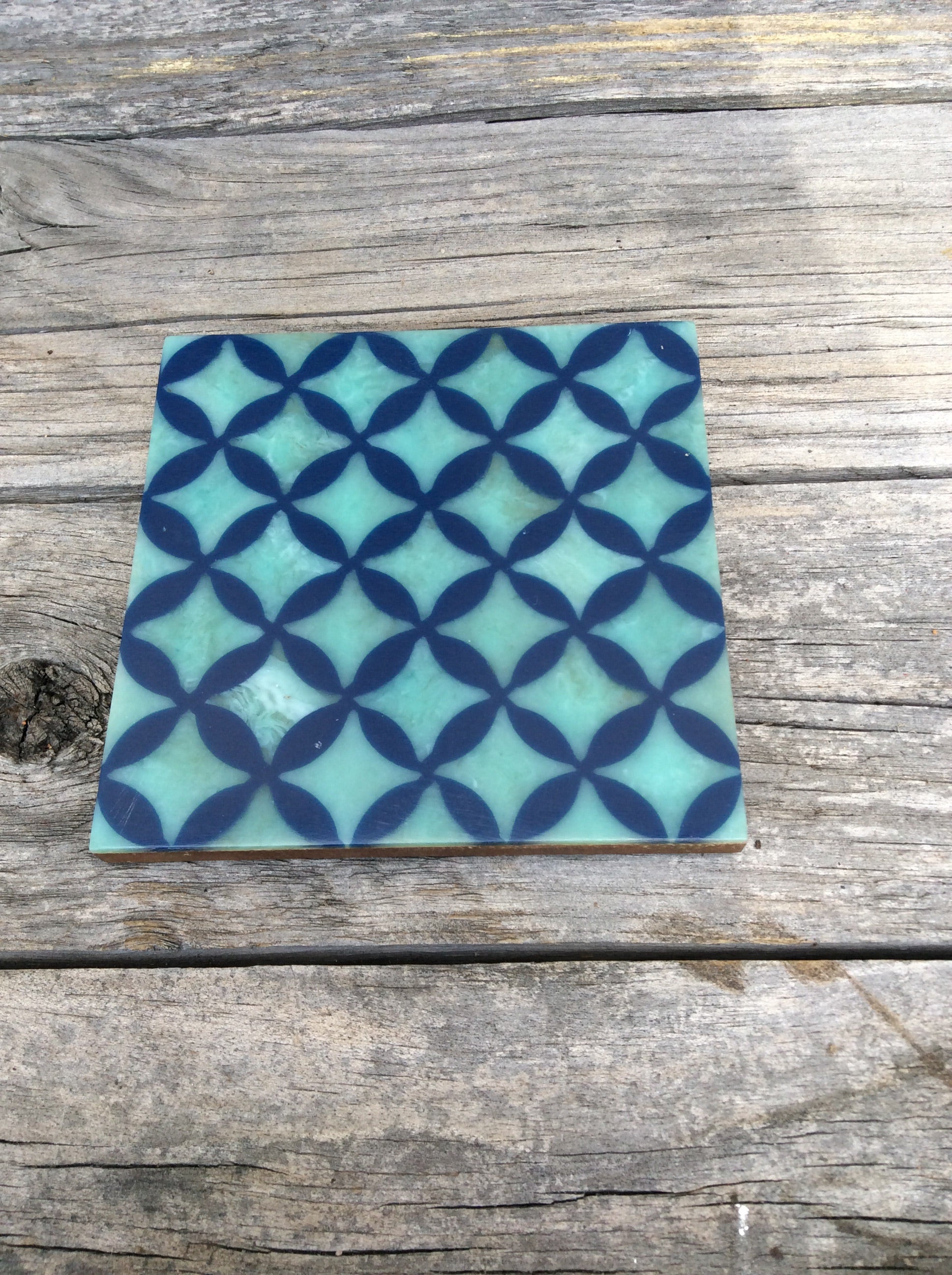 Fair Trade Resin Coaster