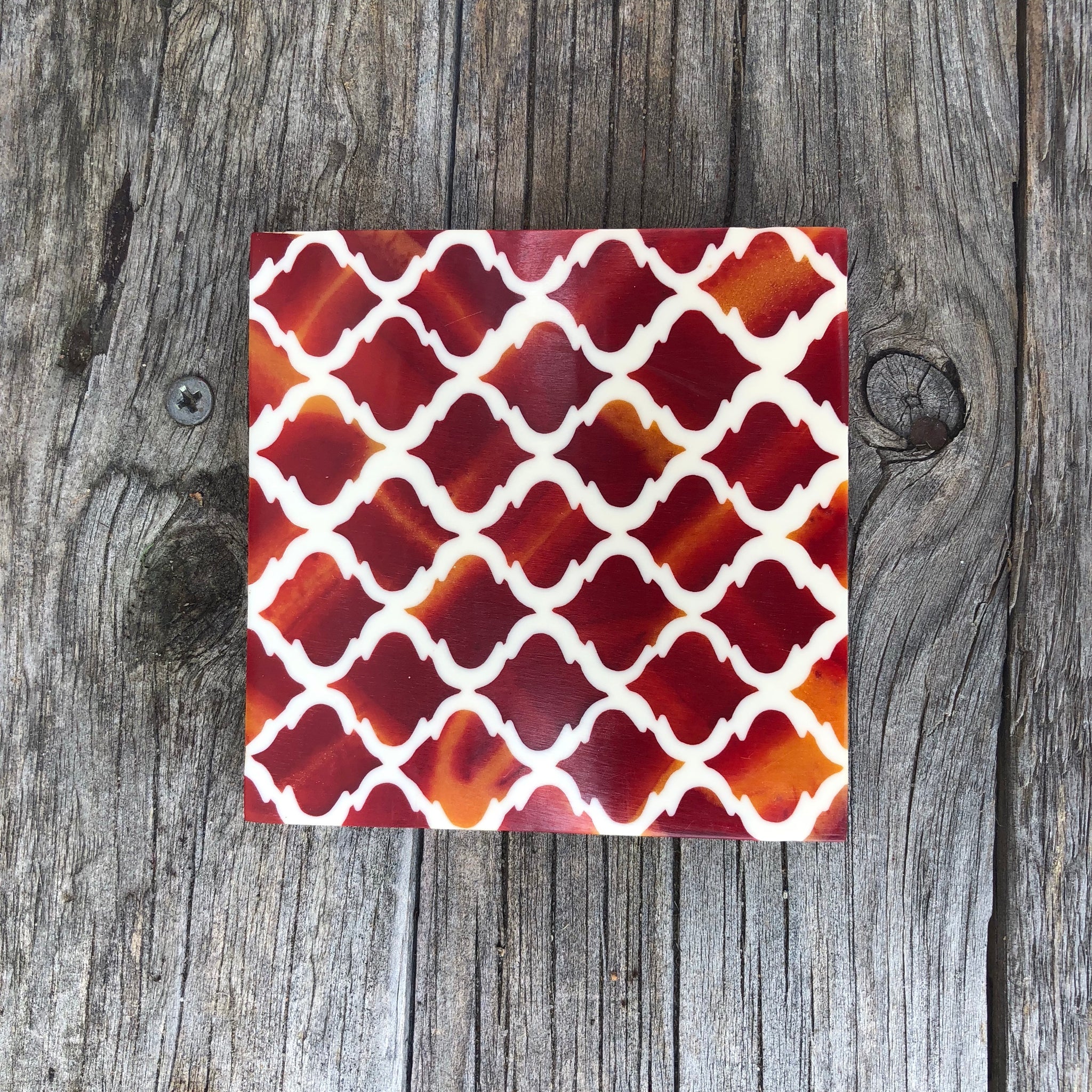 Fair Trade Resin Coaster
