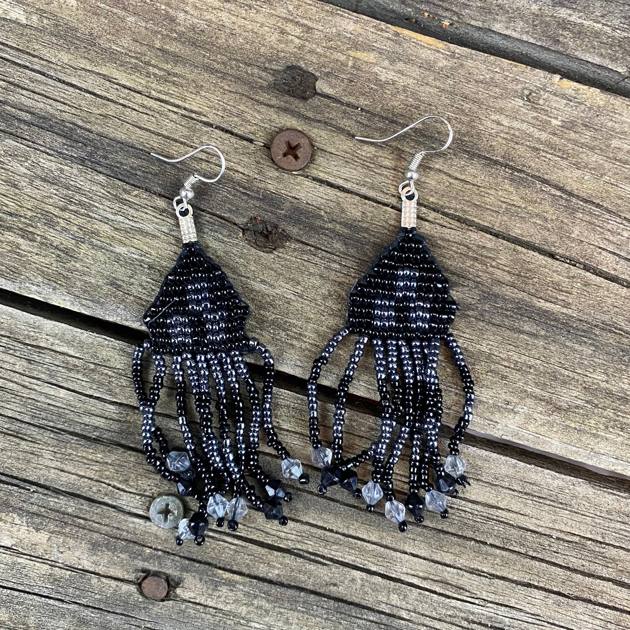 Fair Trade Shiny Black Beaded Jewellery