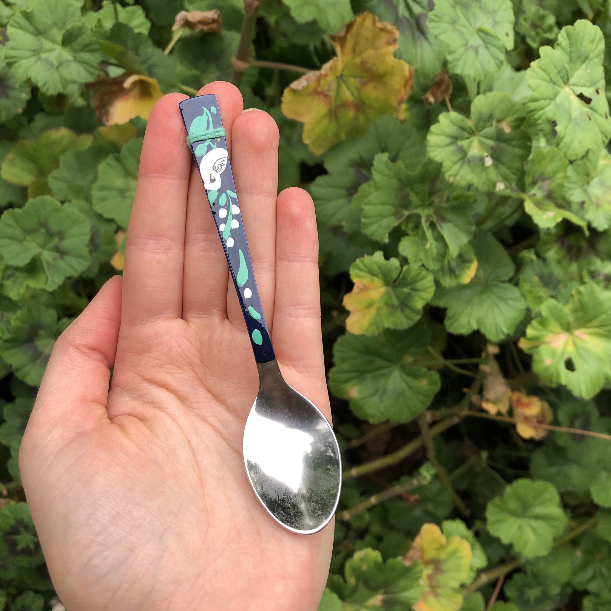 Fair Trade Steel Cup Dark Navy Bird