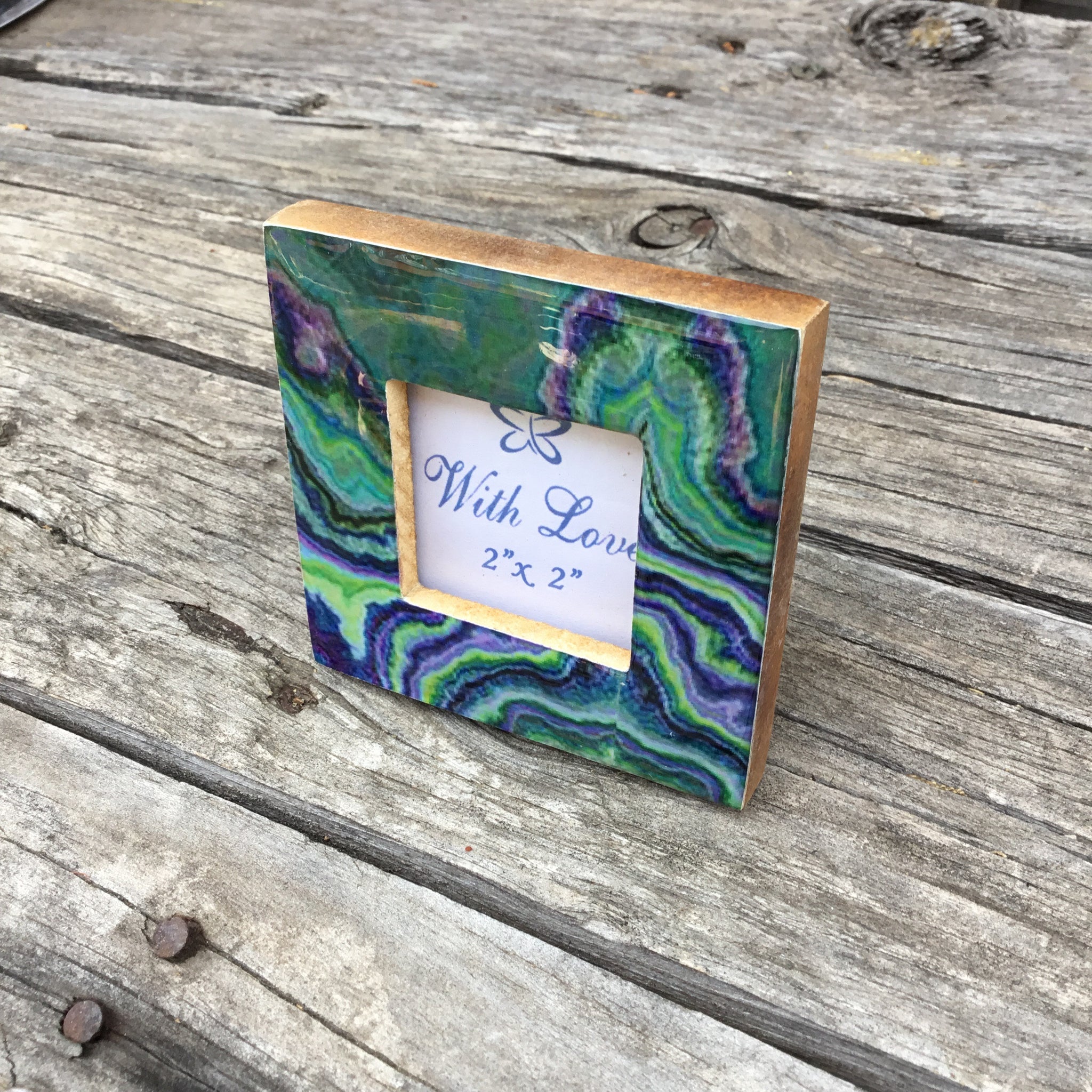 Fair Trade Ethical Mini Photo Frame Shade Design
