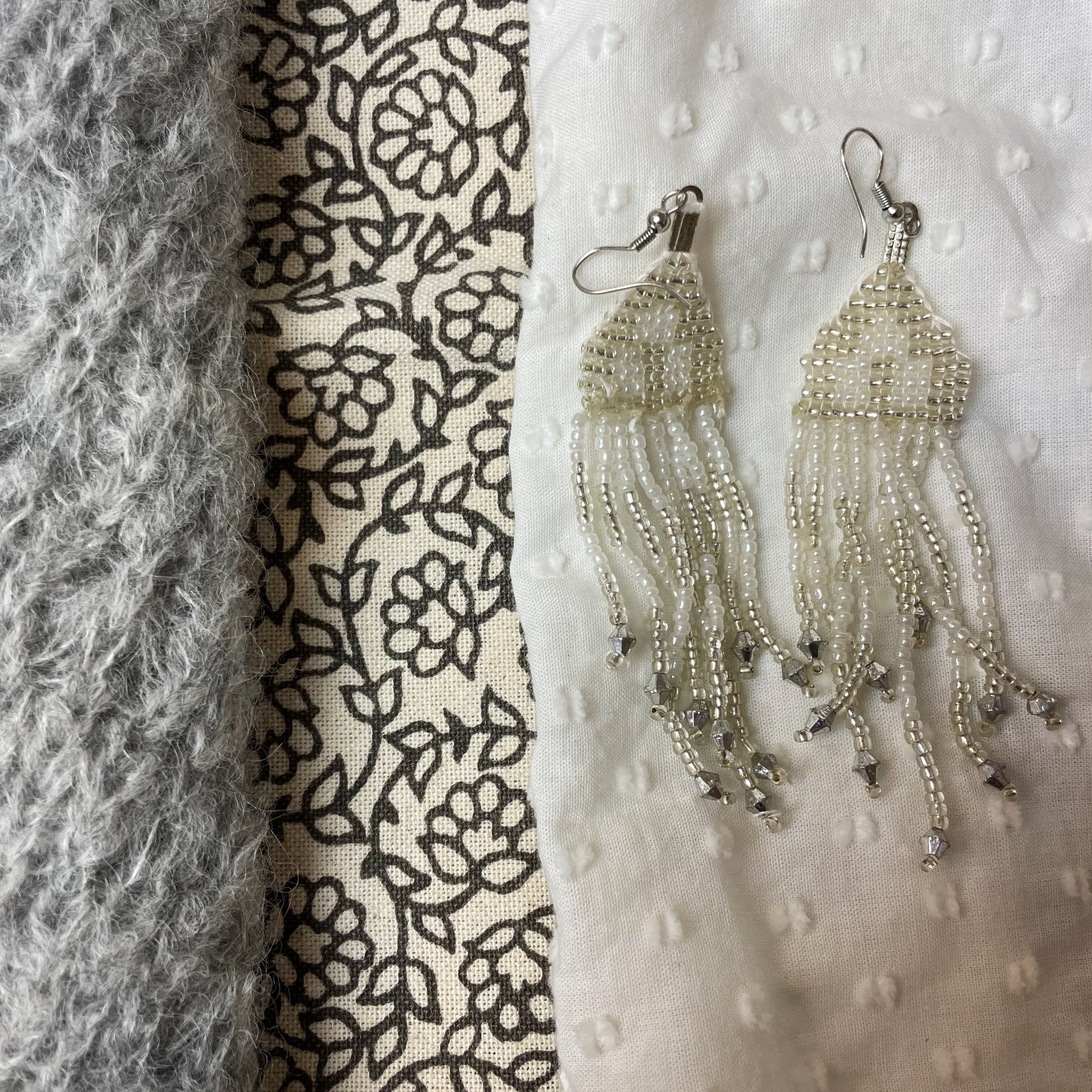 Fair Trade Silver Beaded Jewellery Set