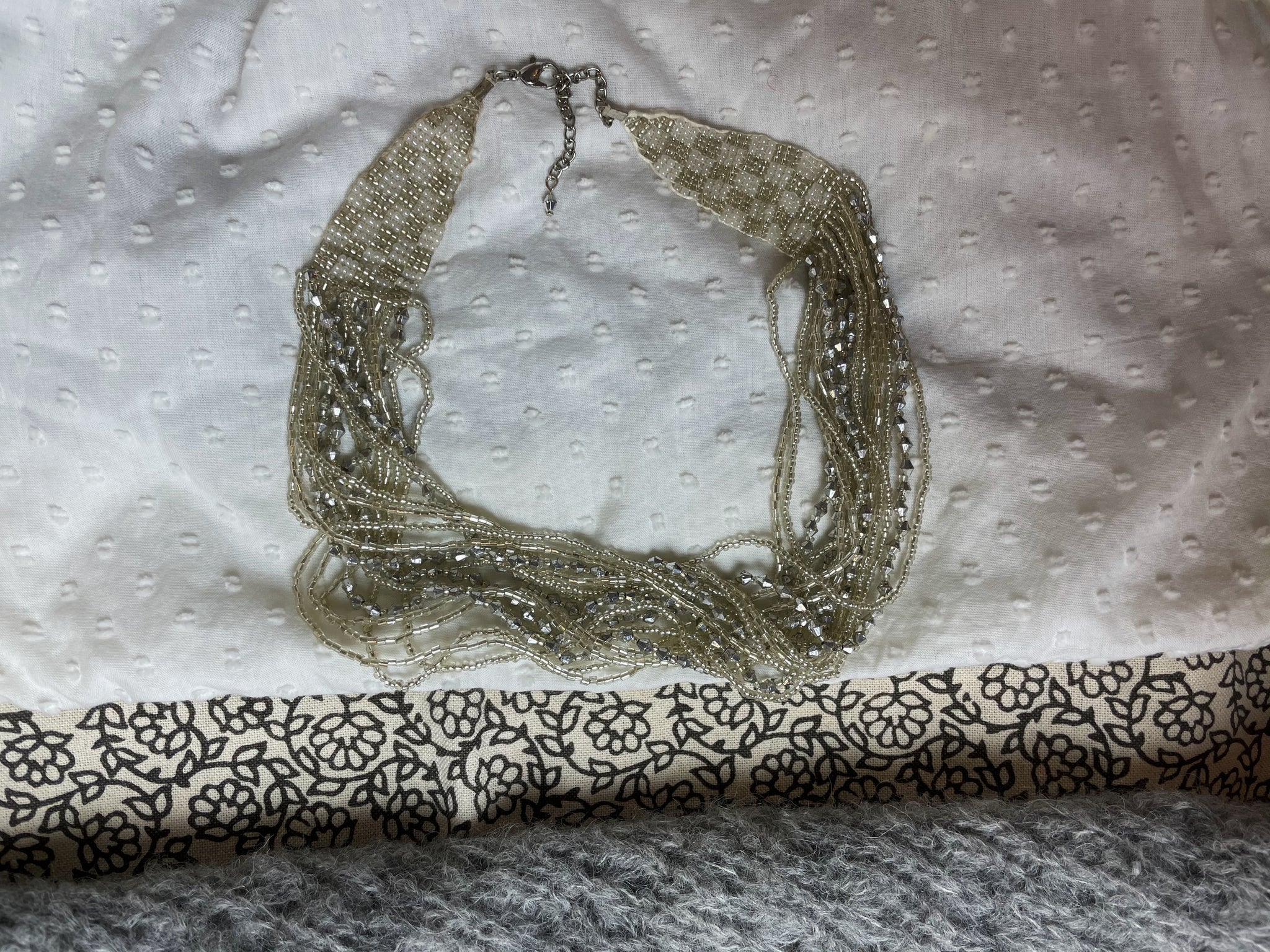 Fair Trade Silver Beaded Jewellery Set