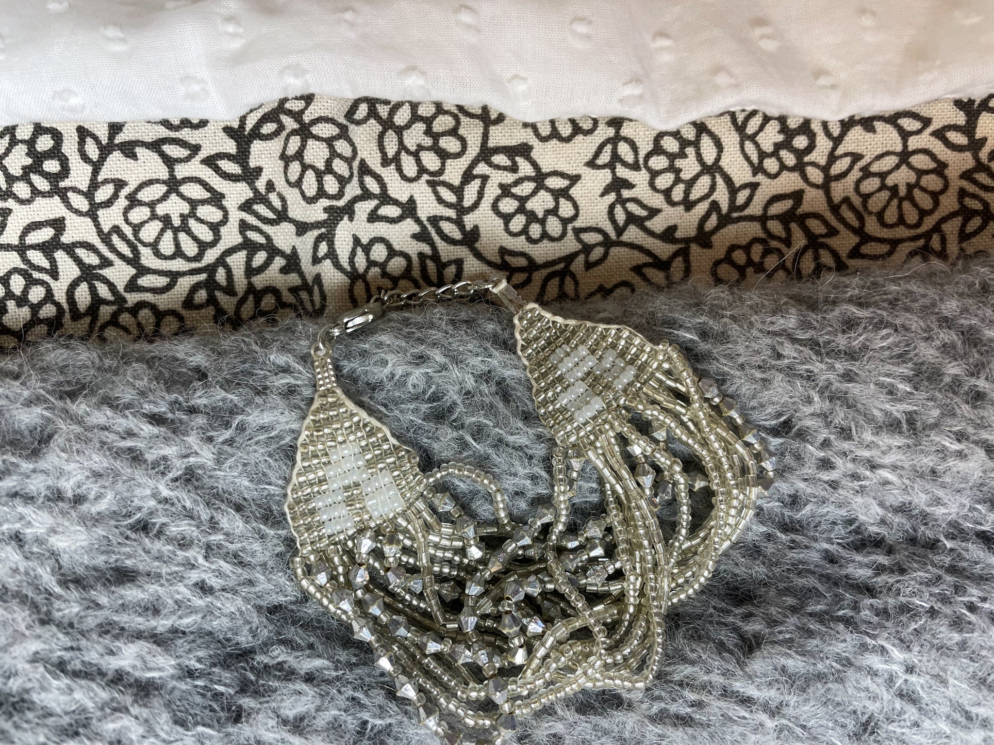 Fair Trade Silver Beaded Jewellery Set