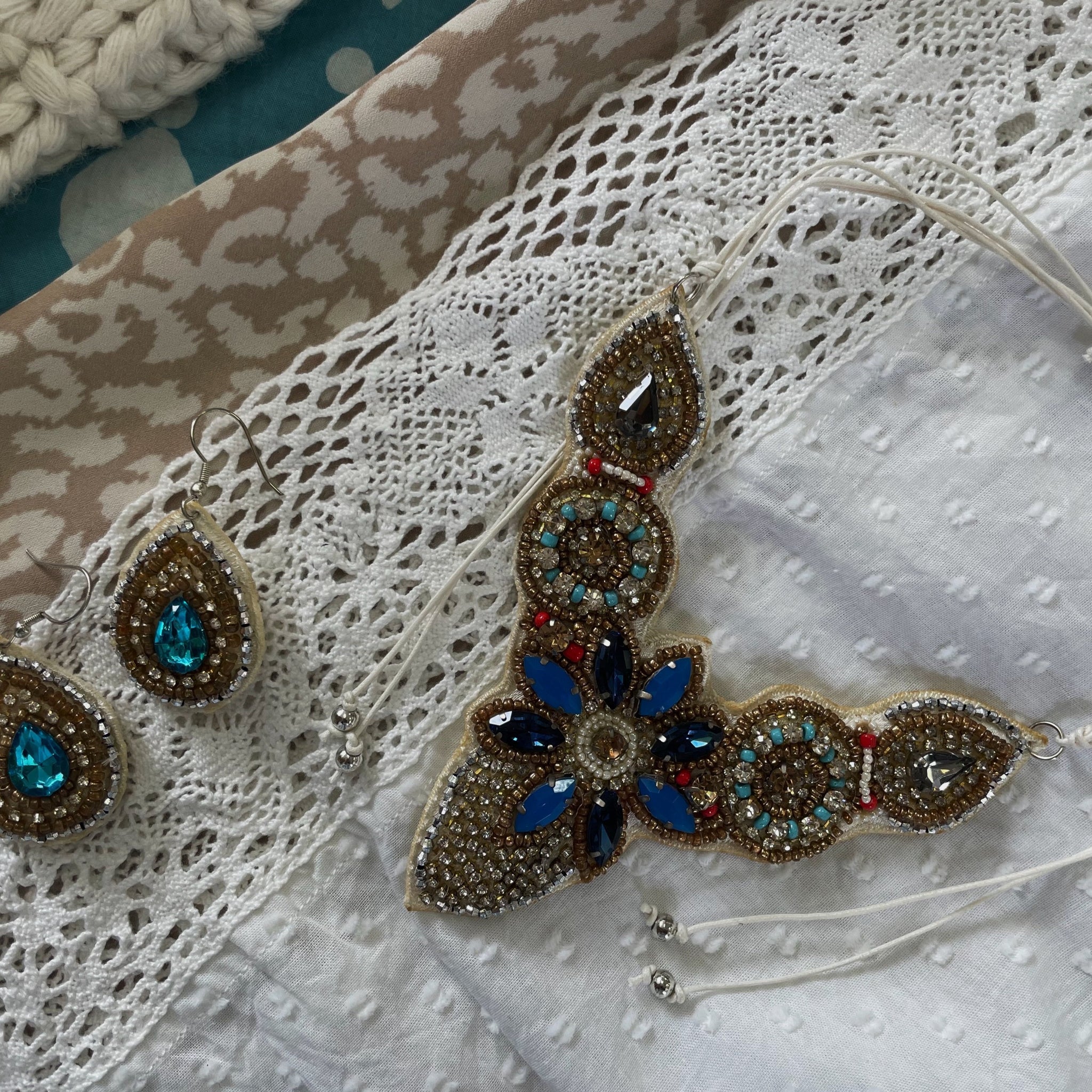 Fair Trade Frozen Beaded Jewellery Set
