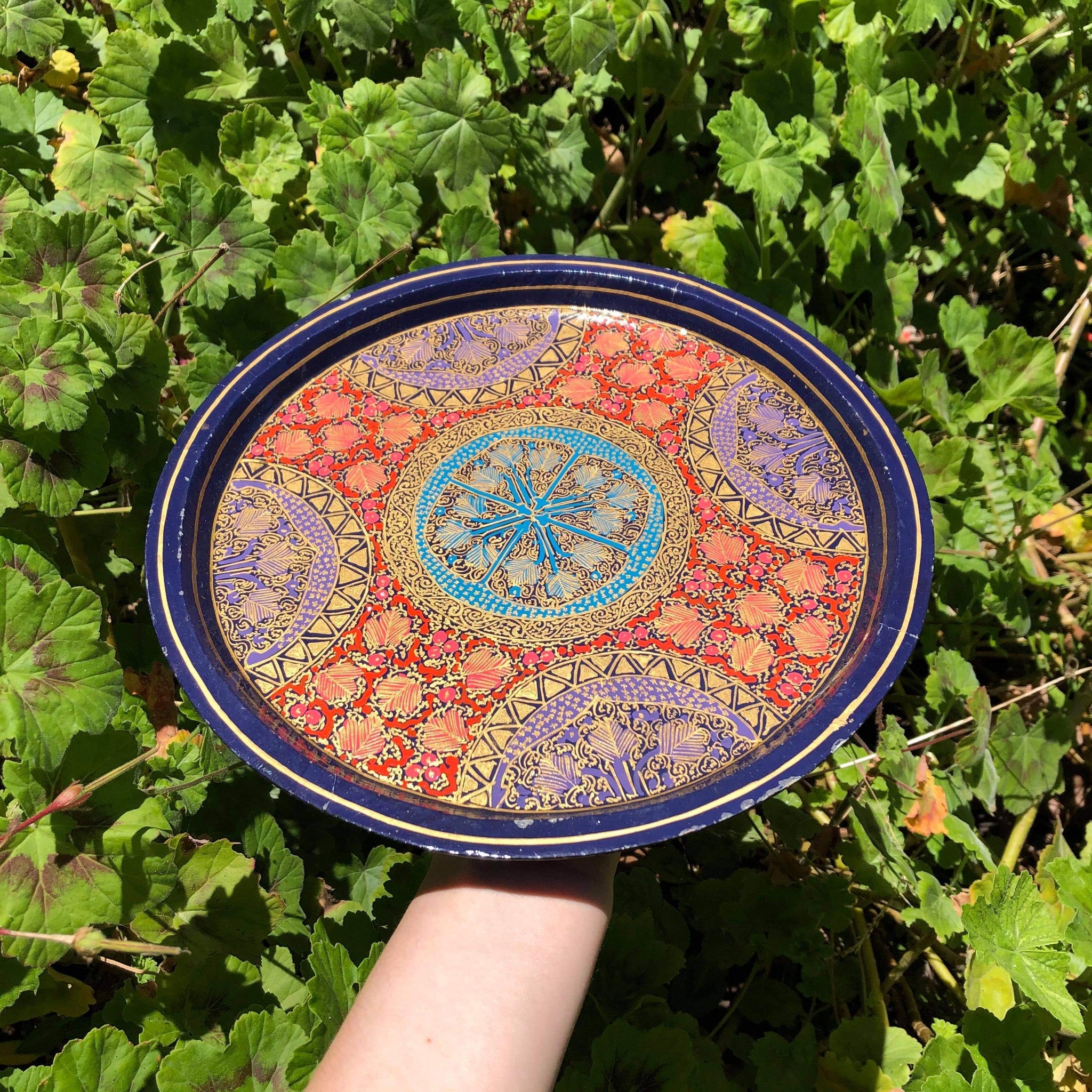 Fair Trade Hand Painted Decorative Tray