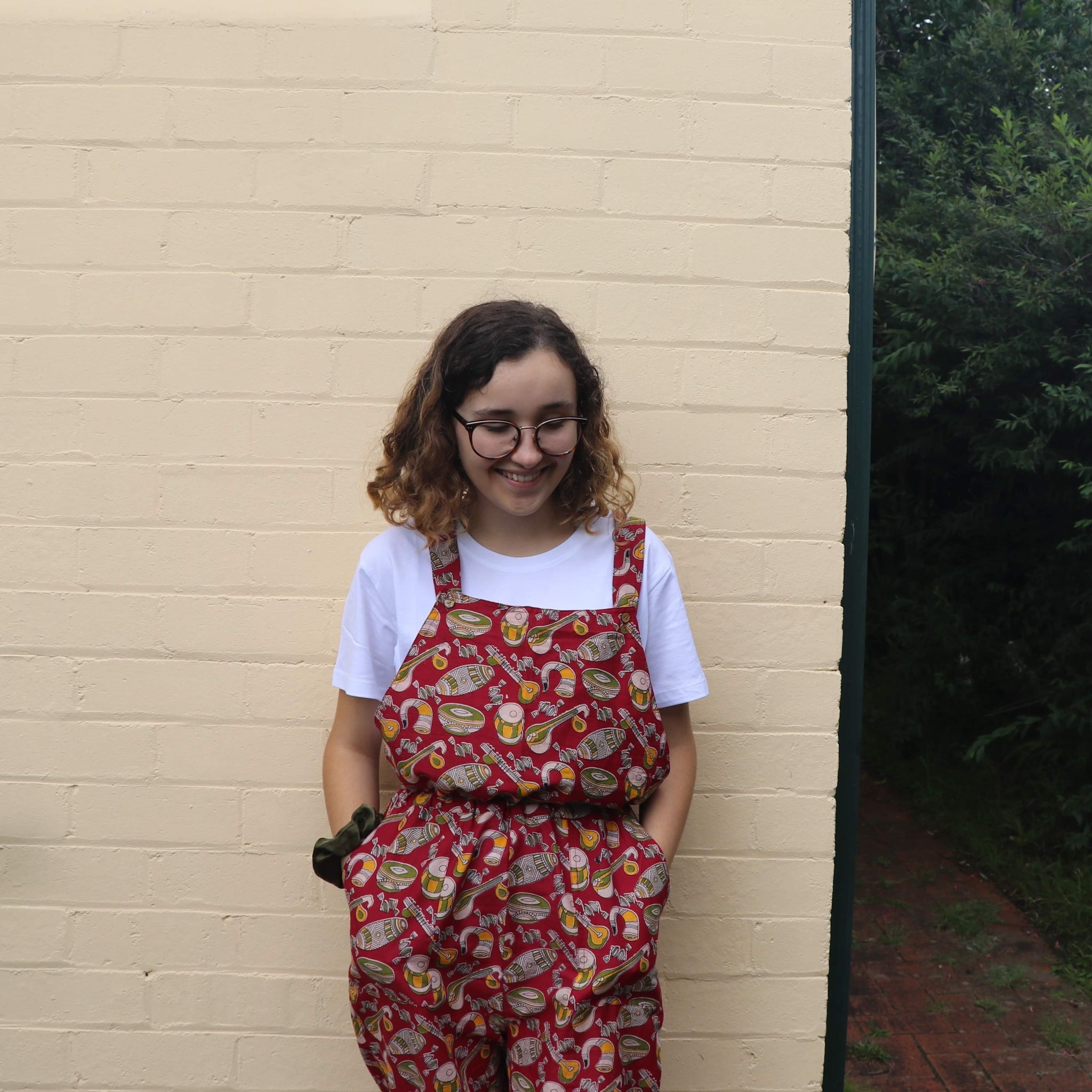 Fair Trade Cotton Strappy Jumpsuits Musical Instruments