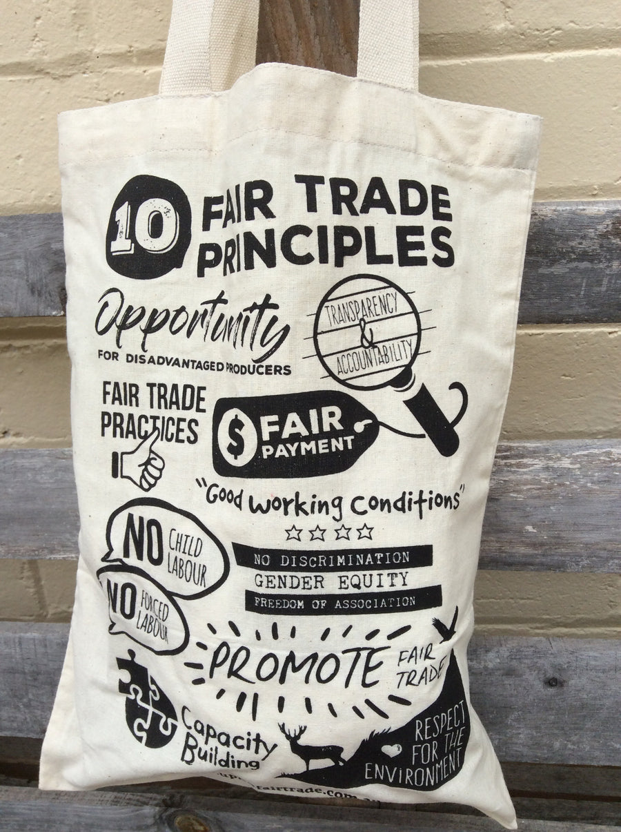 FairTrade Principles tote bag