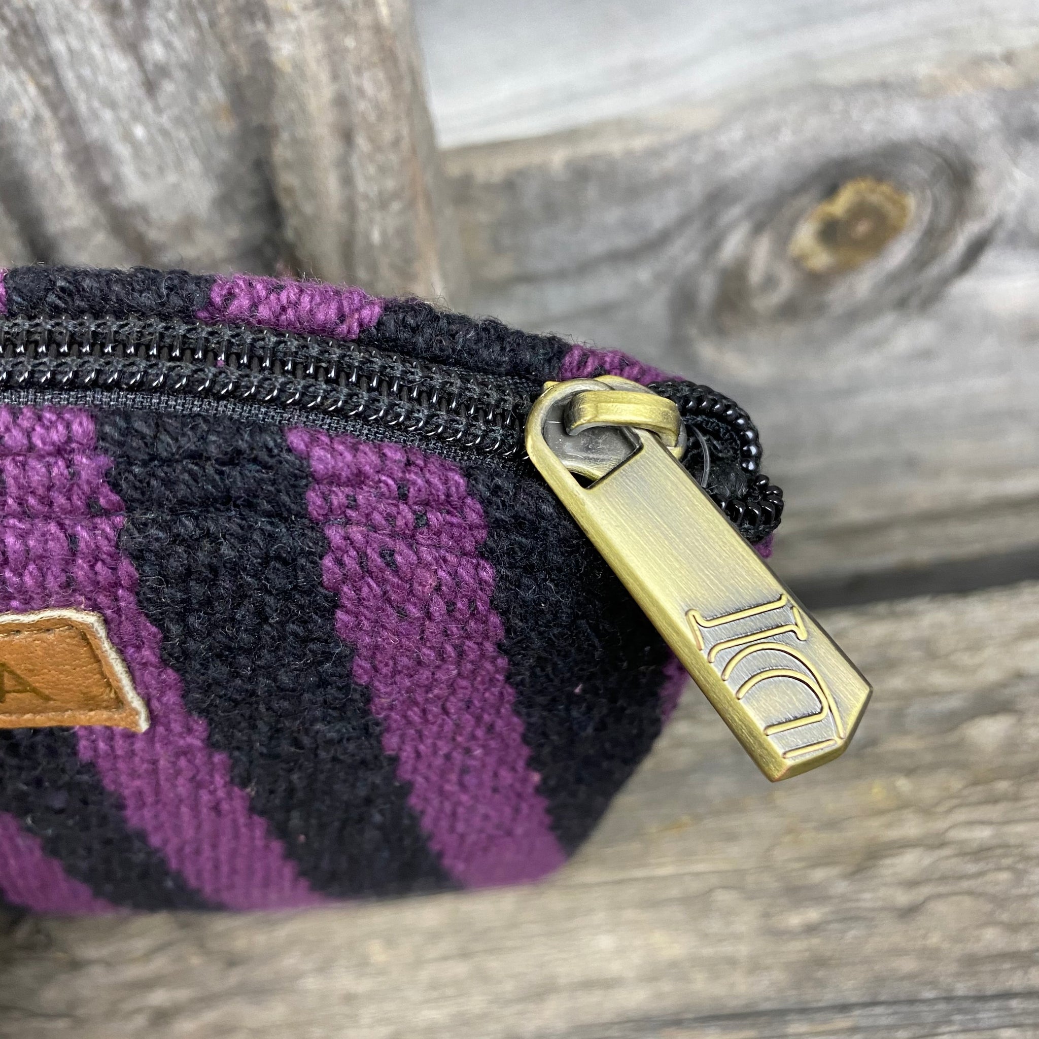 Fair Trade Anka Bag Purple Stripe