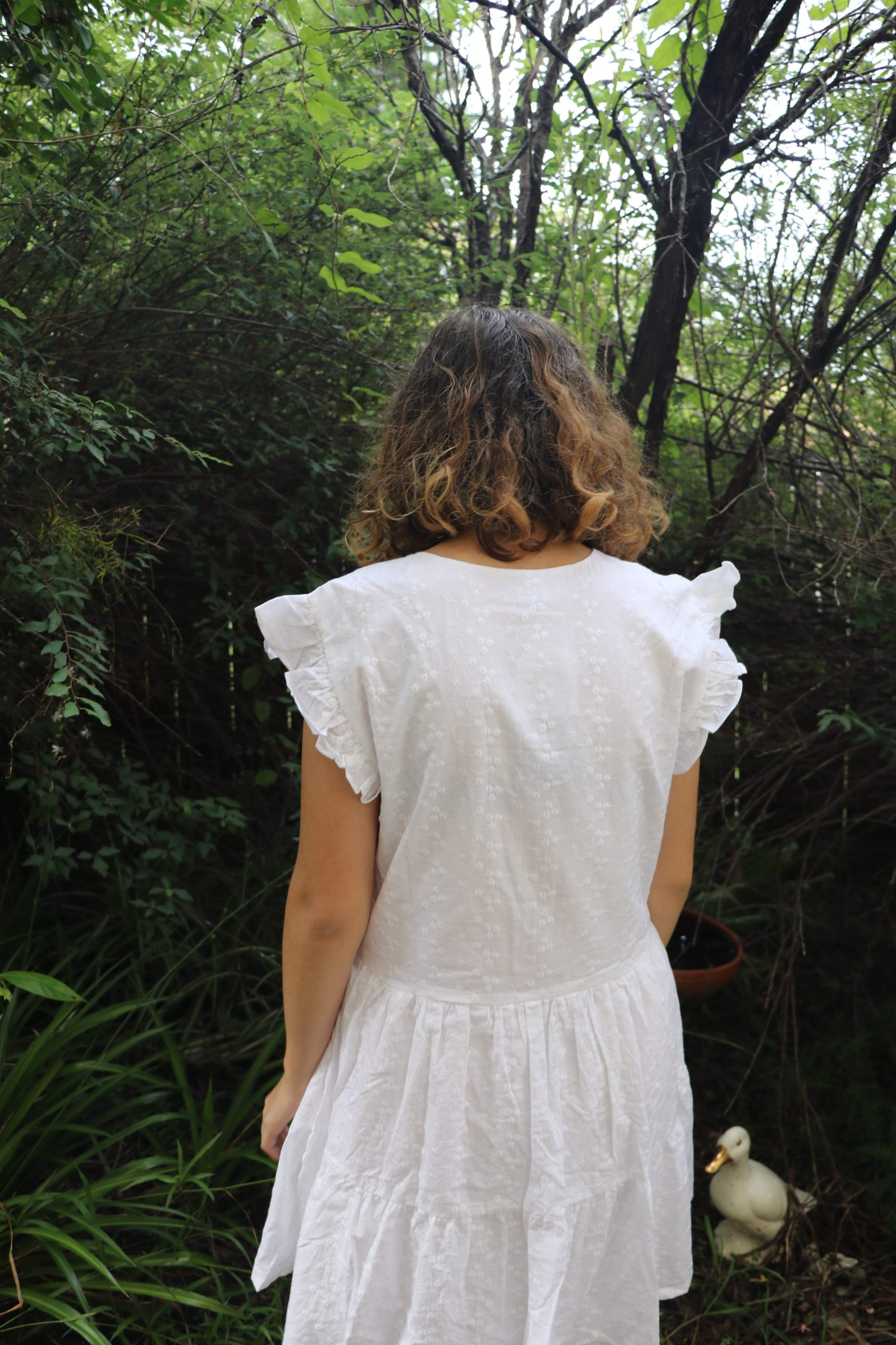 Fair Trade Embroidery Peasant Dress