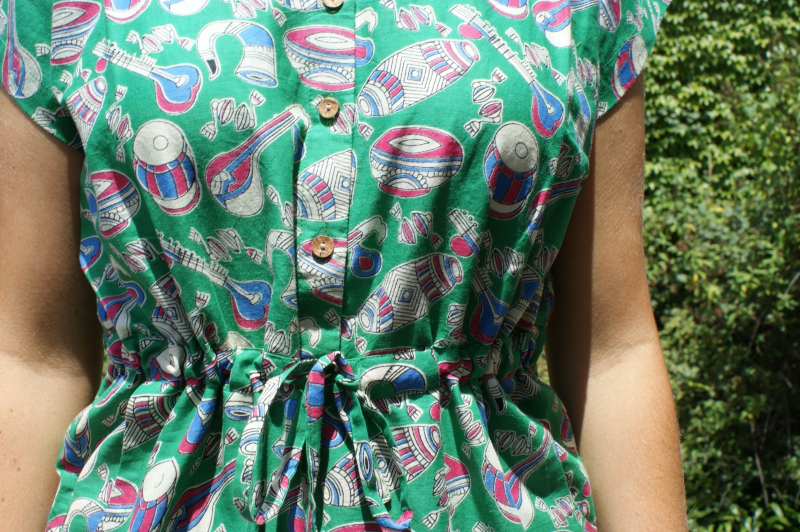 Fair Trade Cotton Jumpsuits Musical Instruments Green Design