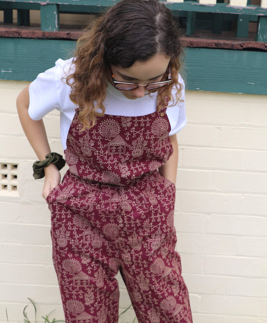 Fair Trade Cotton Strappy Jumpsuits Assorted