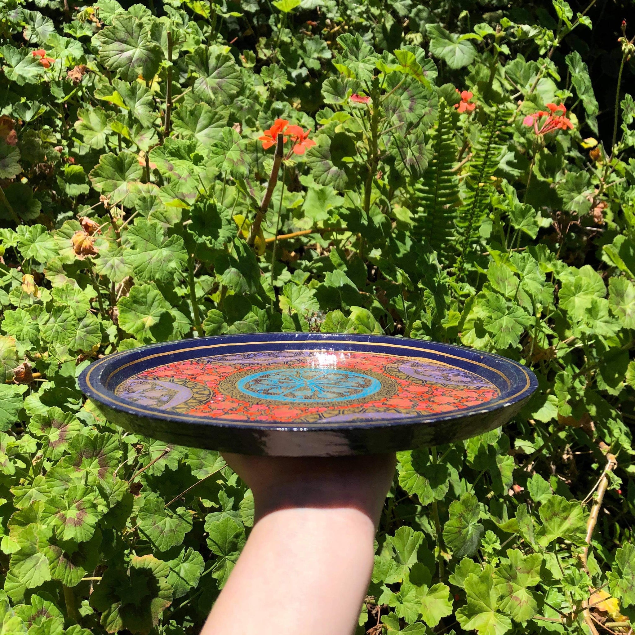 Fair Trade Hand Painted Decorative Tray