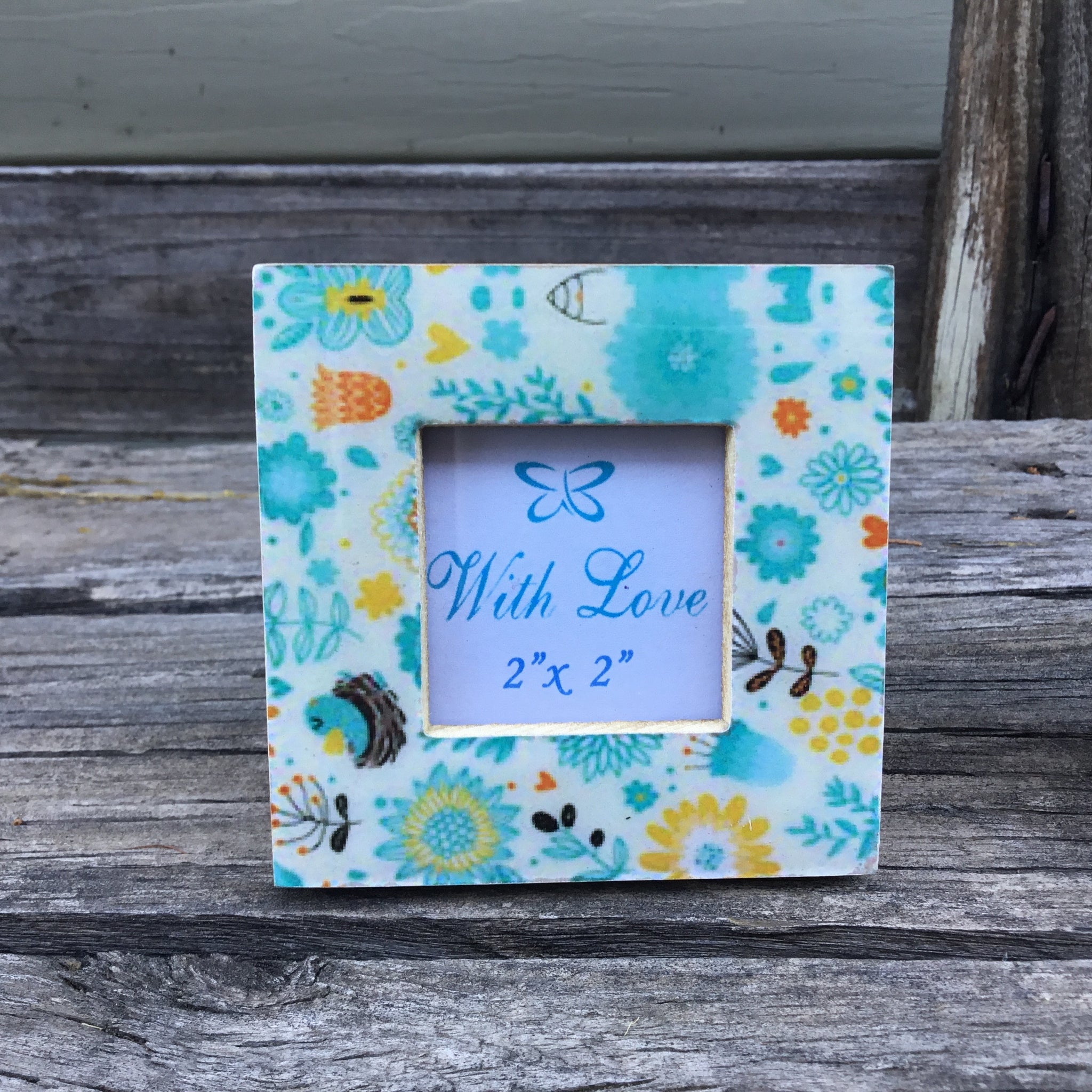 Fair Trade Ethical Mini Floral Photo Frame