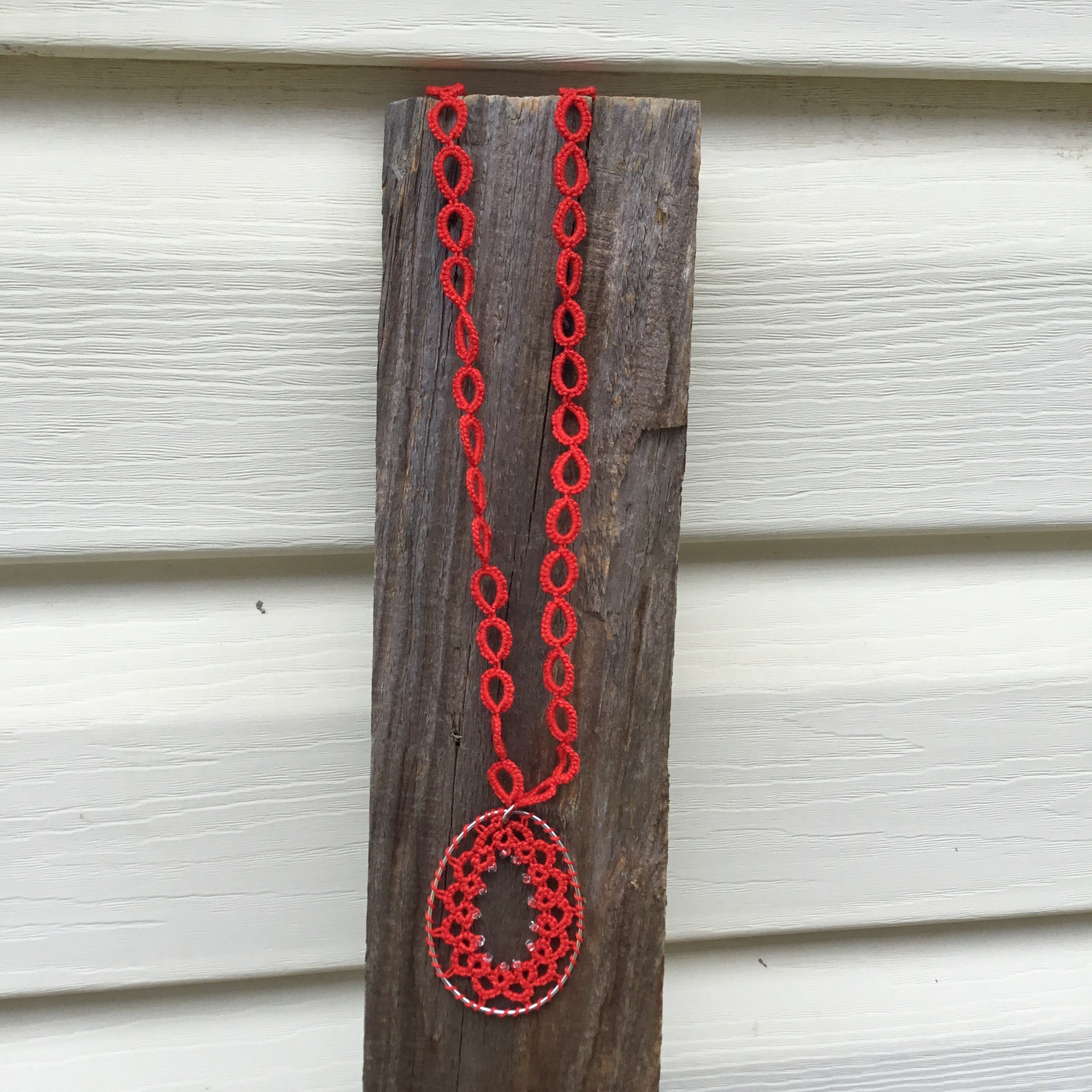 Fair Trade Ethical Tatted Necklace Drop