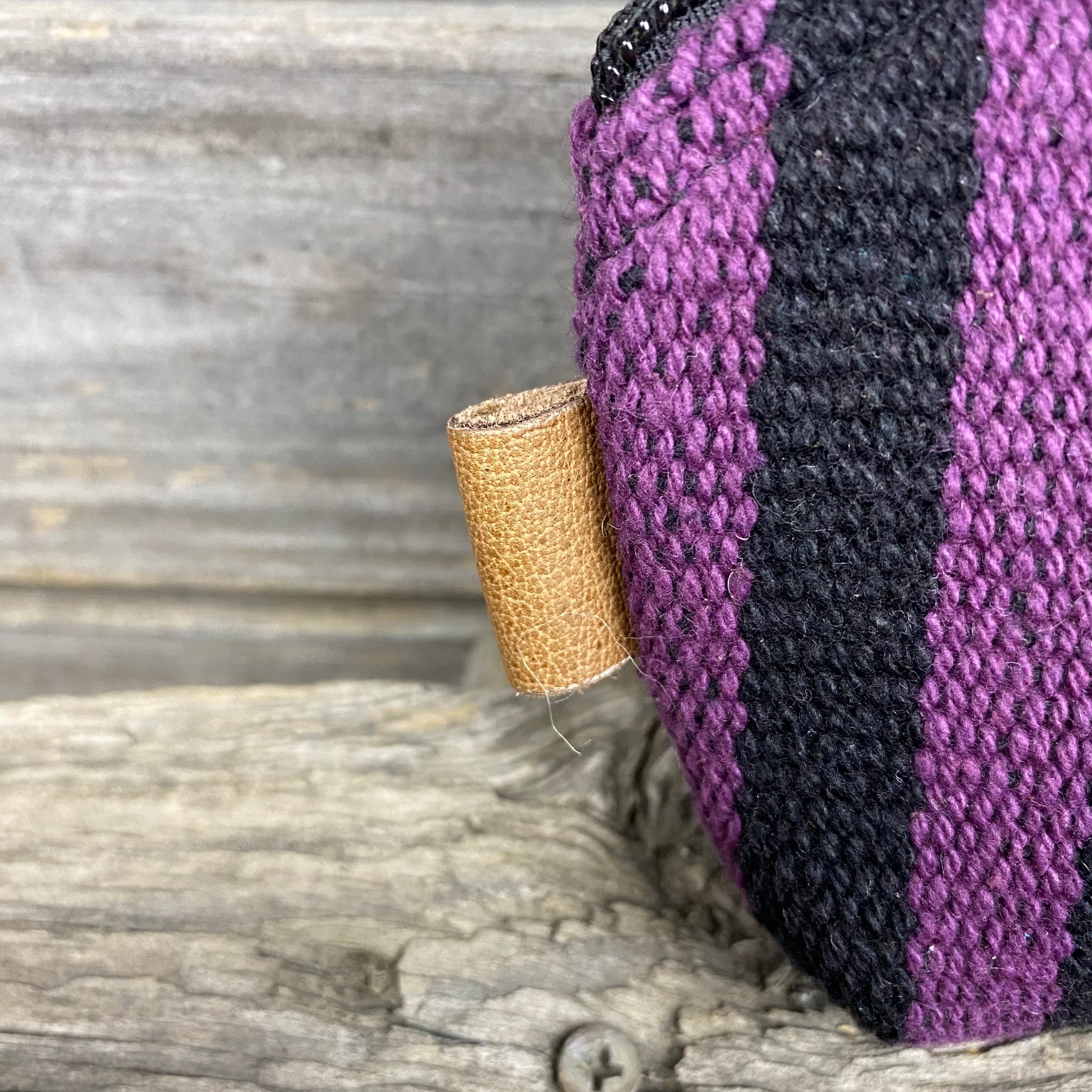 Fair Trade Anka Bag Purple Stripe