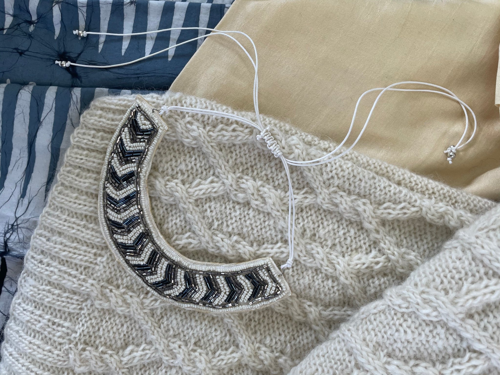 Fair Trade Silver Necklace and Earring Jewellery Set