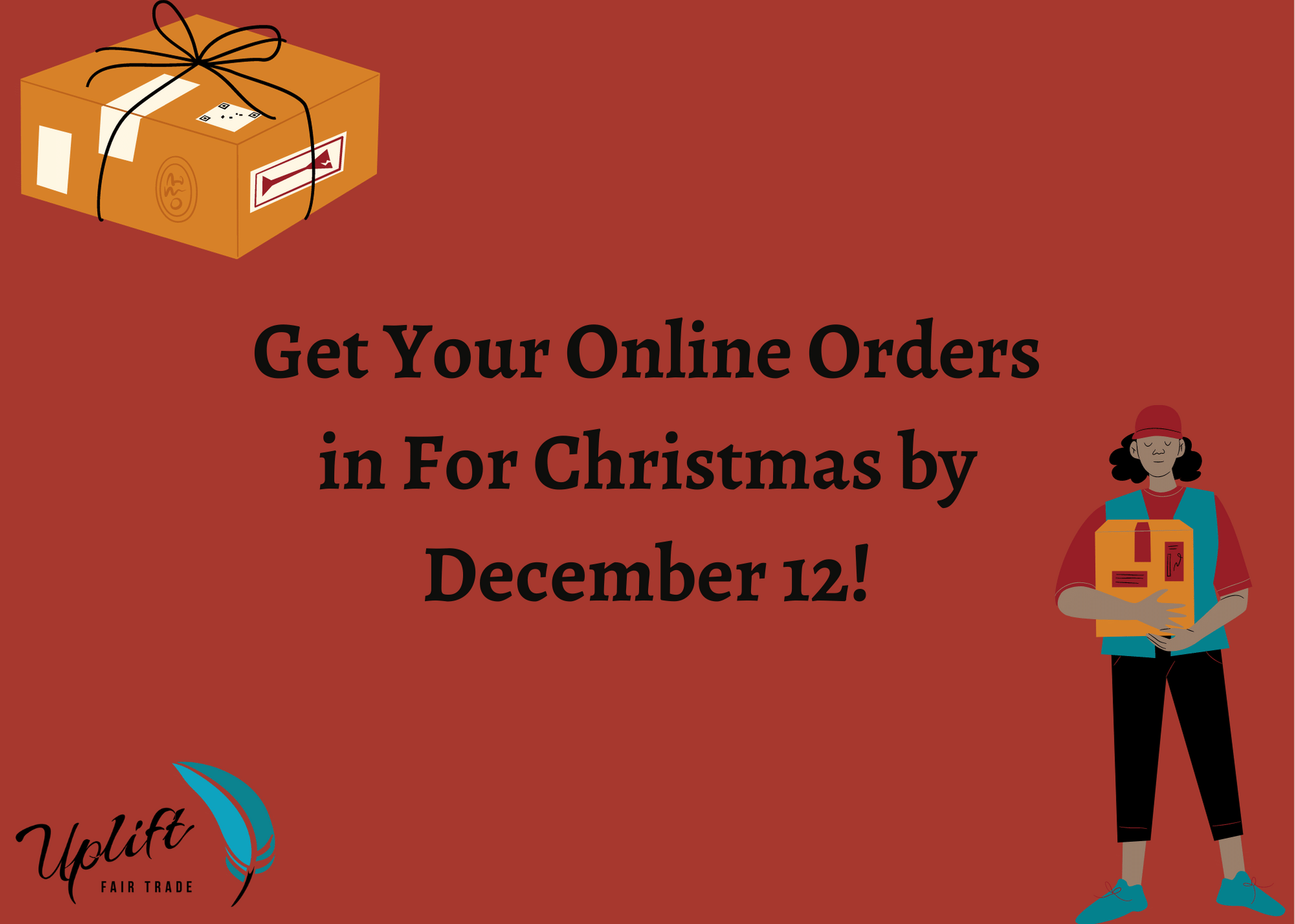 Get your Online Christmas Shopping Done by December 12th 2020