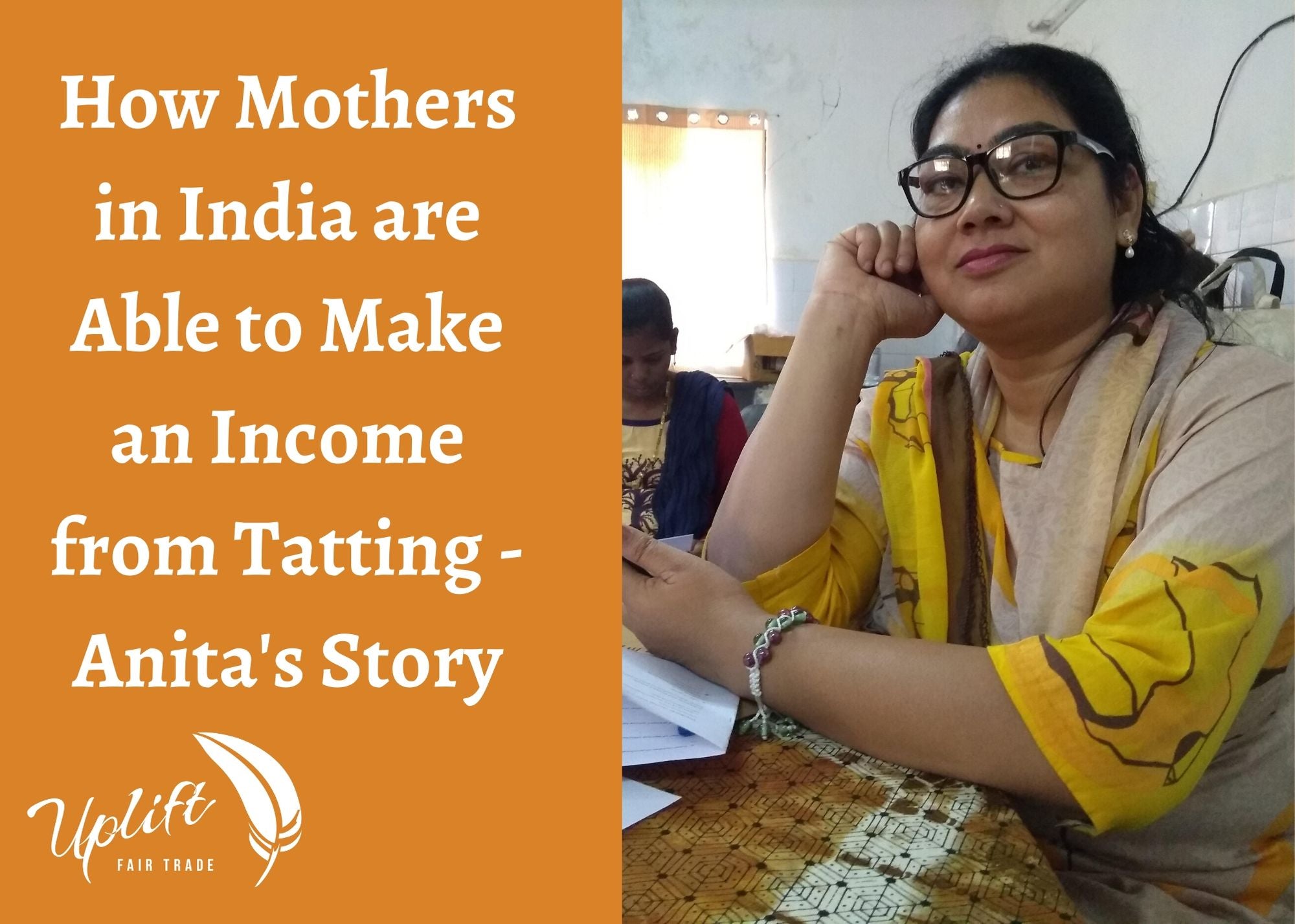 How Mothers in India are Able to Make an Income from Tatting - Anita's Story