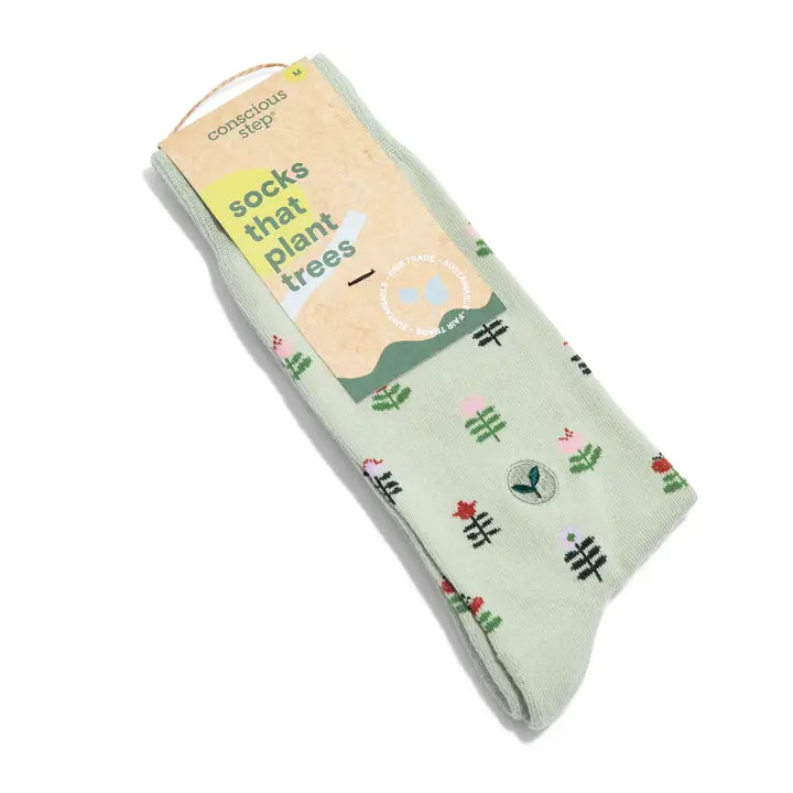 Conscious Step-Socks That Plant Trees | Green Tulips - Gifts For Gardeners