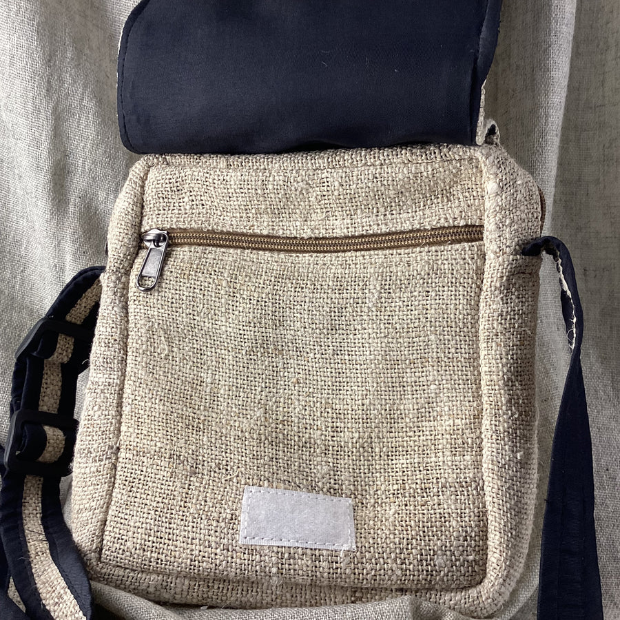 LWH Hemp & Recycled Silk Shoulder Bag