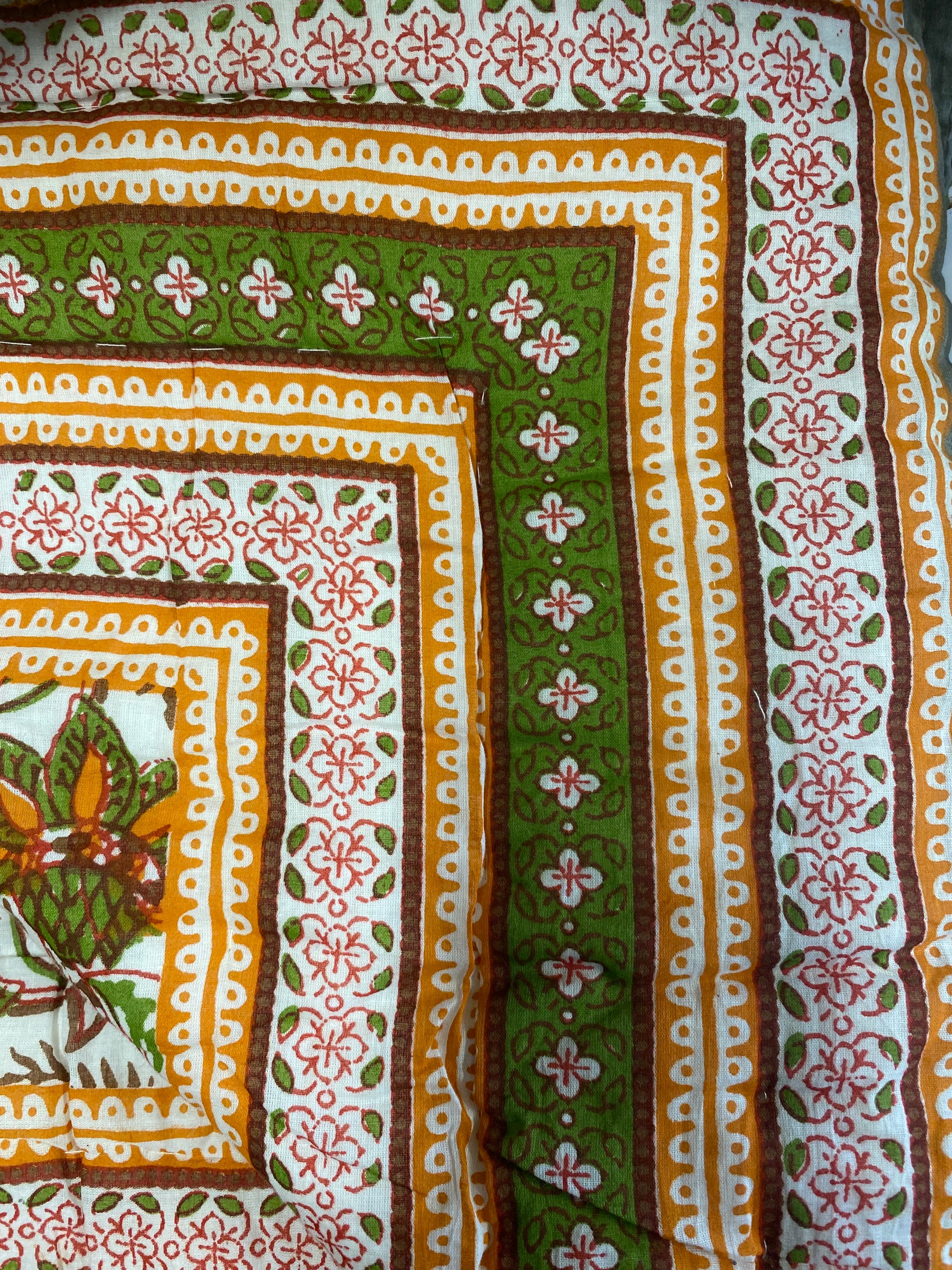 Fair Trade Organic Cotton Tiger Lily Reversible Quilt