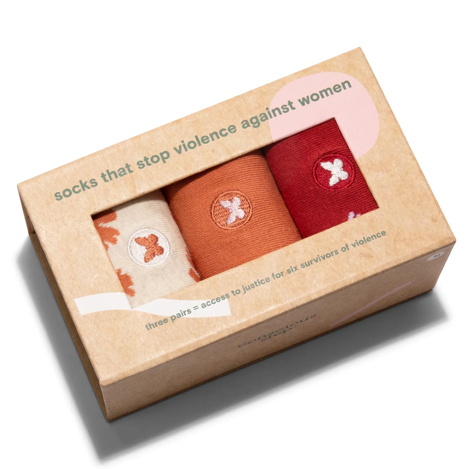 Socks that stop violence against women - Box of 3