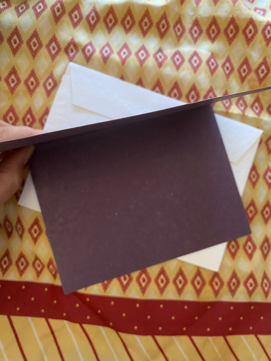 Fair Trade Movable Hand Painted- Elephant Card -Assorted