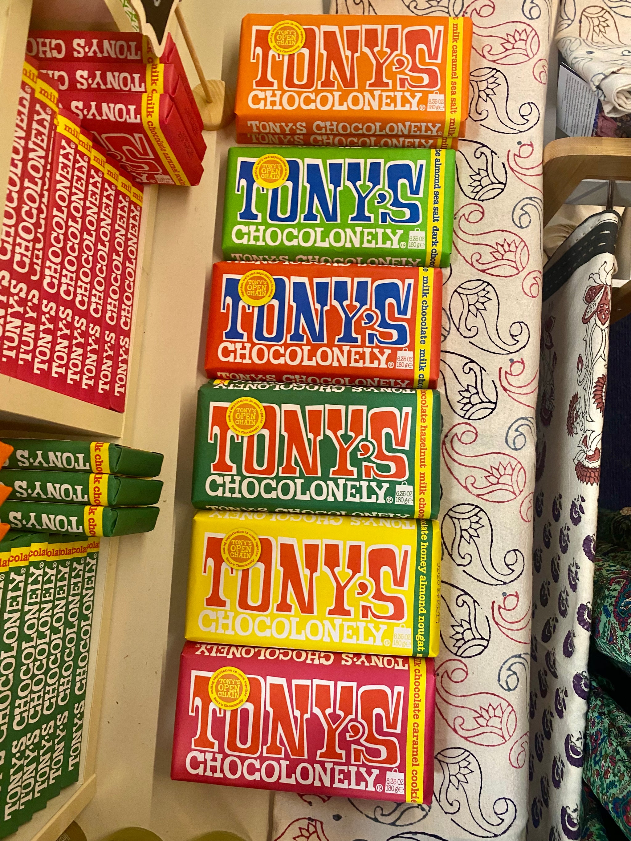 Tony's  Chocolonely Chocolate Bars 180g