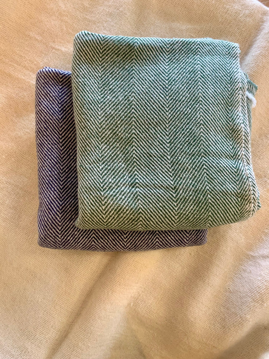 Herringbone Soft Wool Scarf