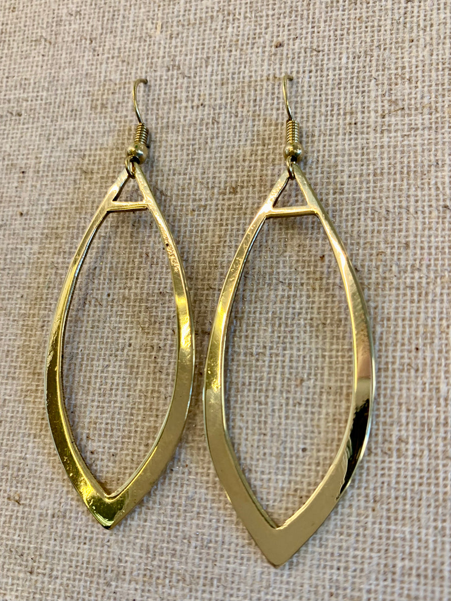 Handcrafted Brass Seed Earrings – Timeless Artisan Statement Jewellery (ACP Nepal)