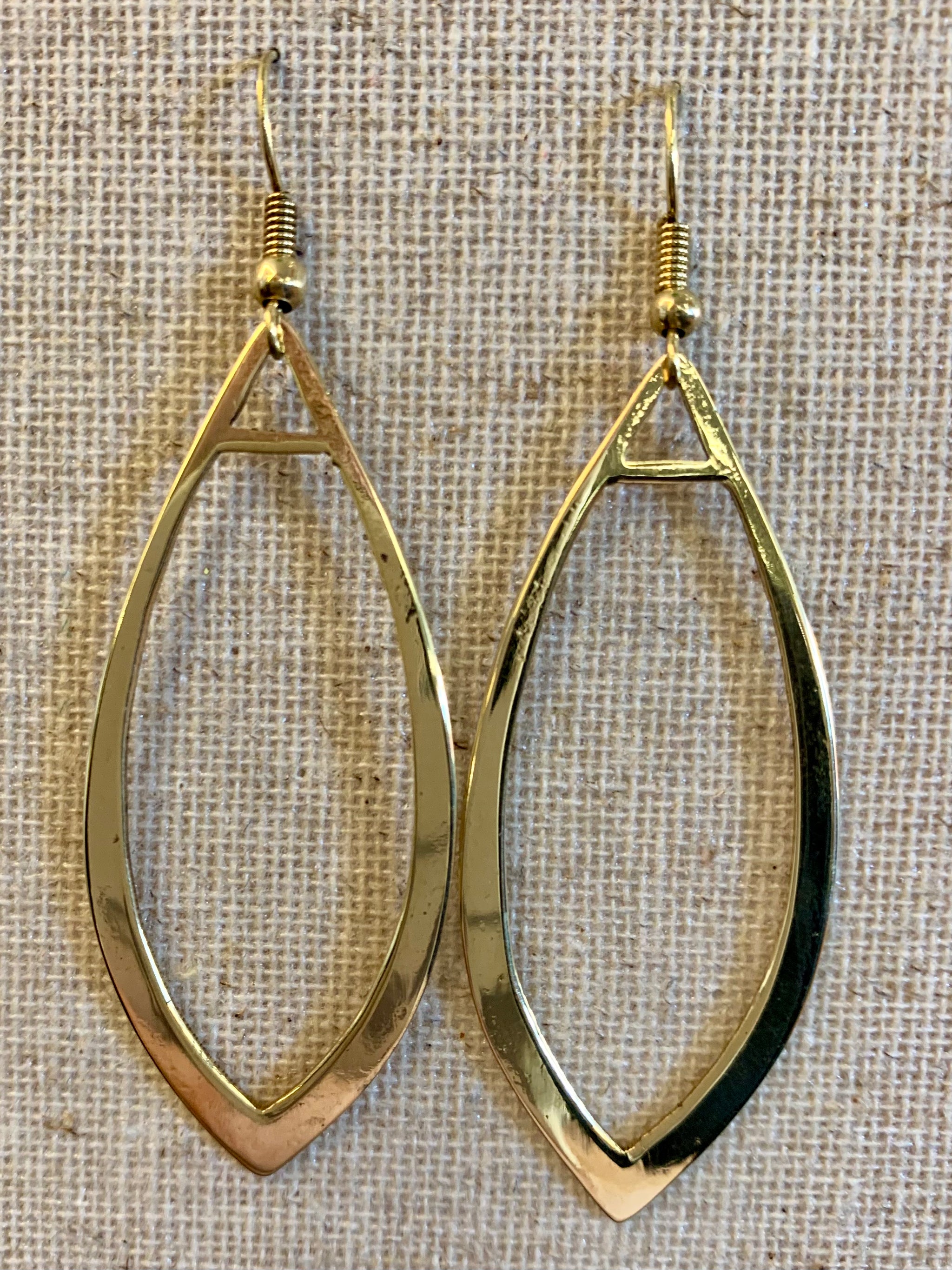 Handcrafted Brass Seed Earrings – Timeless Artisan Statement Jewellery (ACP Nepal)