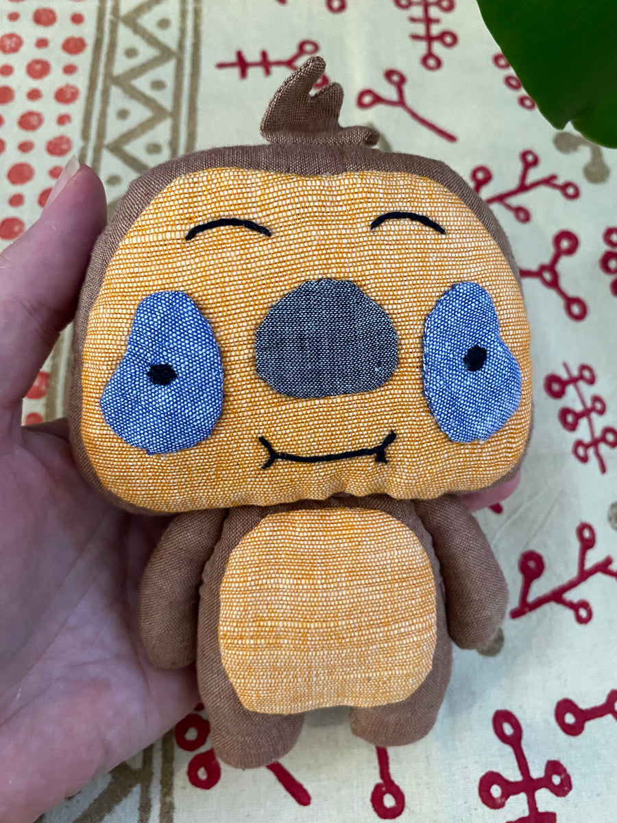 Dozy the Sloth – Handmade Cotton Soft Toy – Fair Trade (Sasha India)