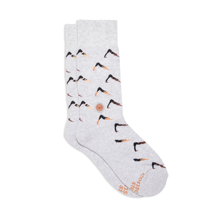 Socks that support mental health - Yoga