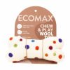 ECO MAX Chew & Play Wool Toy Polkadot White Large