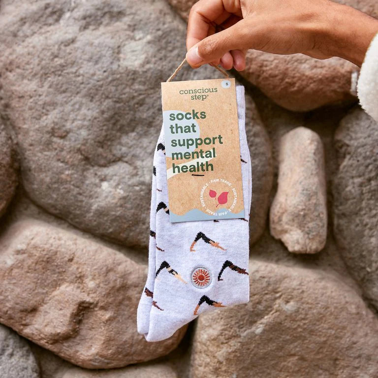 Socks that support mental health - Yoga