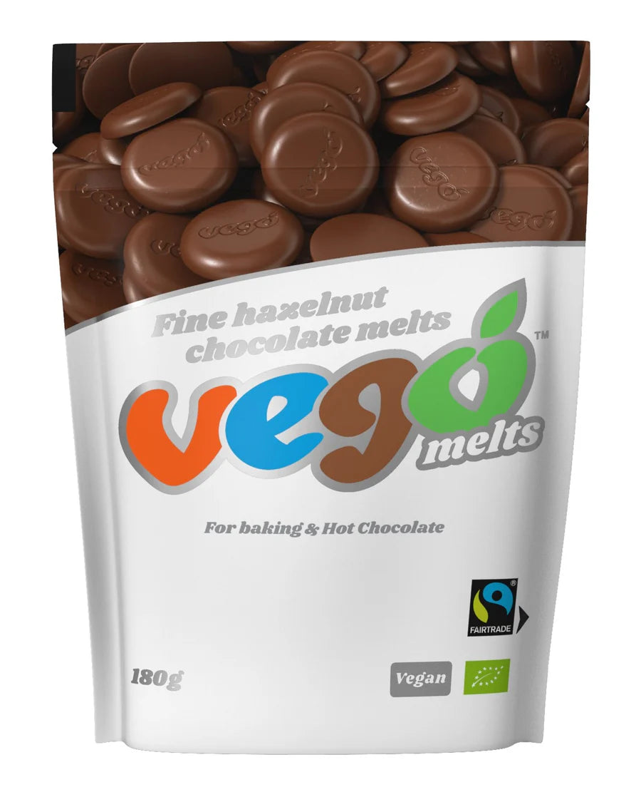 VEGO Fine Hazelnut Chocolate Melts 180g