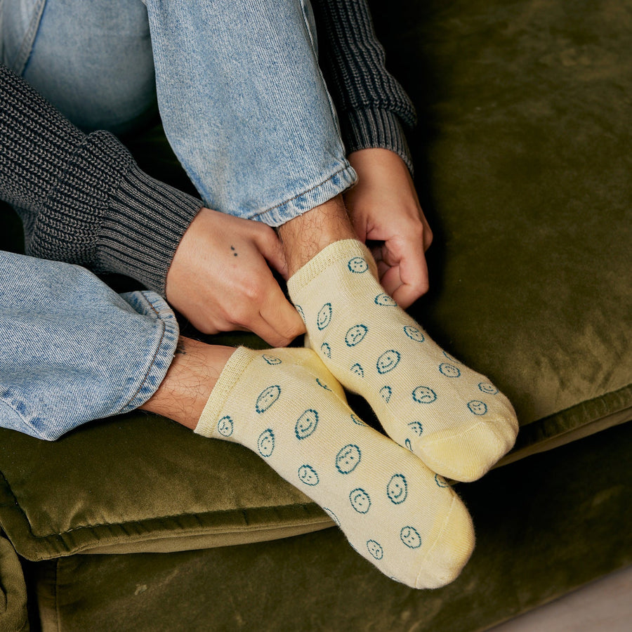 Ankle Socks that support mental health- emoji