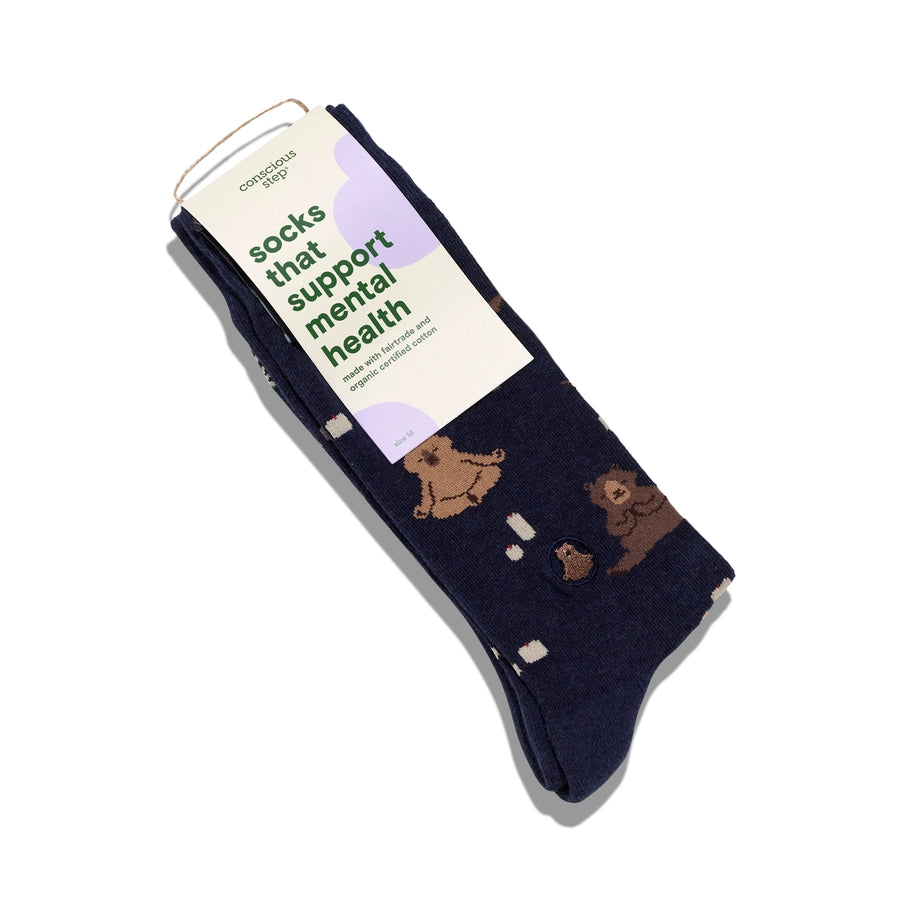 Conscious Step-Socks That Support Mental Health | Navy Bears