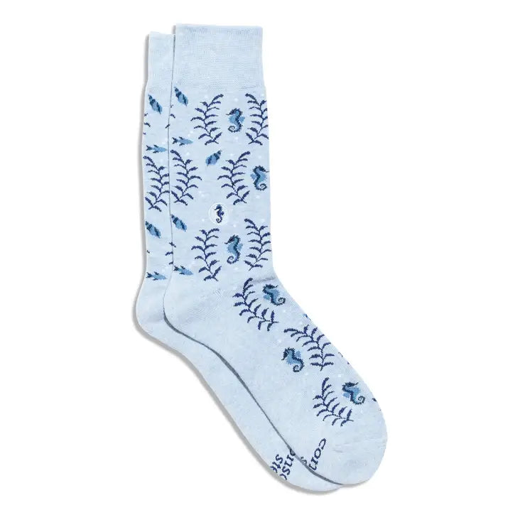Conscious Step-Socks That Protect Seahorses | Ocean Gifts