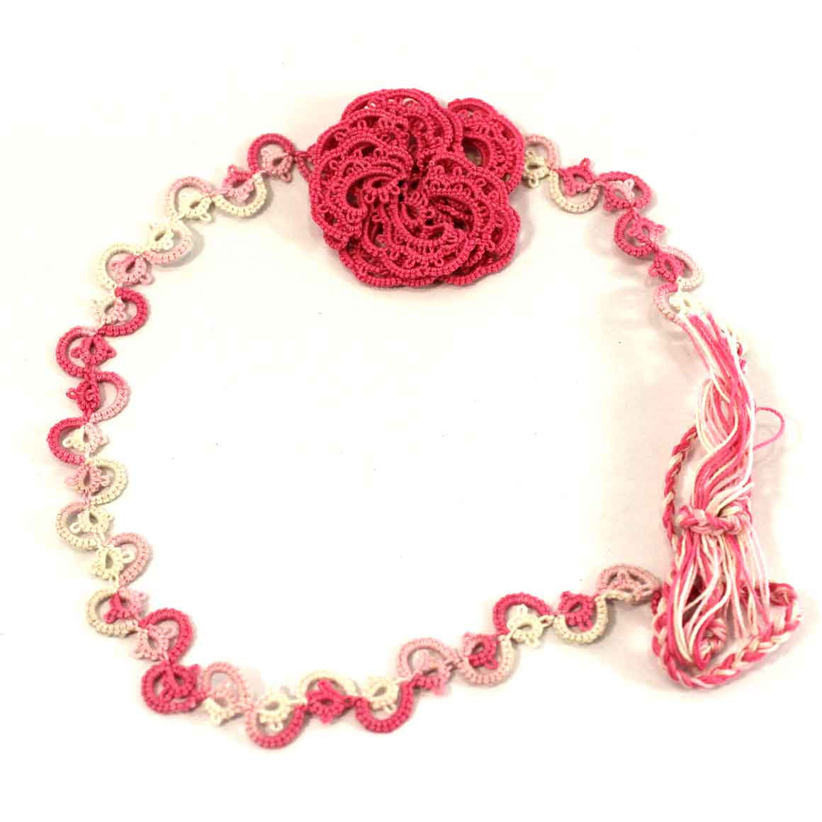 Fair Trade Ethical Tatted Headband Rose