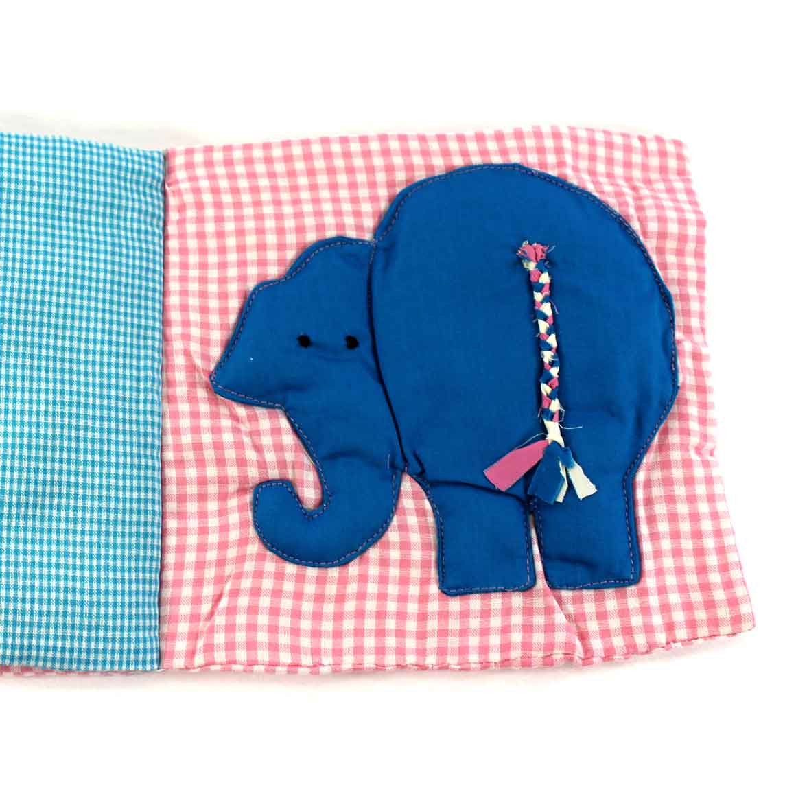 Fair Trade, Organic Baby Book: Animals Pink & Blue