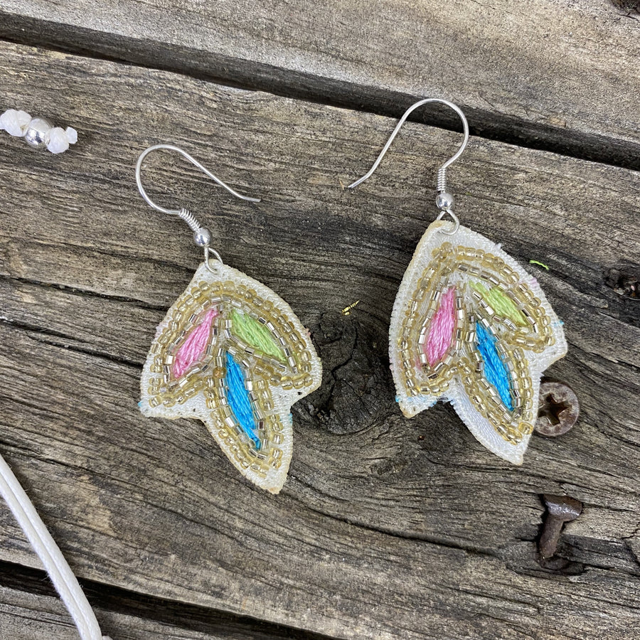 Fair Trade Rainbow Droplets Necklace Earring Jewellery Set