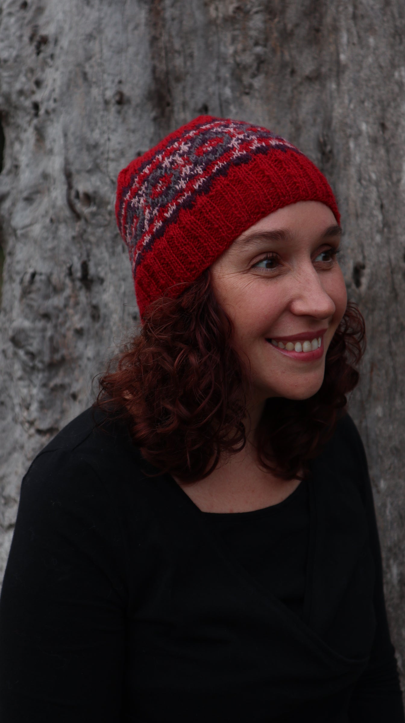 Fair Trade Ethical Woollen Beanie in Patterned Design