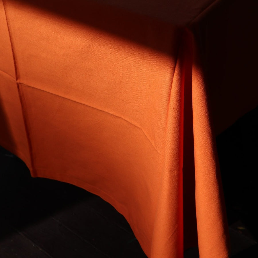 Bright Orange Handwoven Tablecloth – 100% Cotton, 6–8 Seater – Fair Trade (Kuka, India)