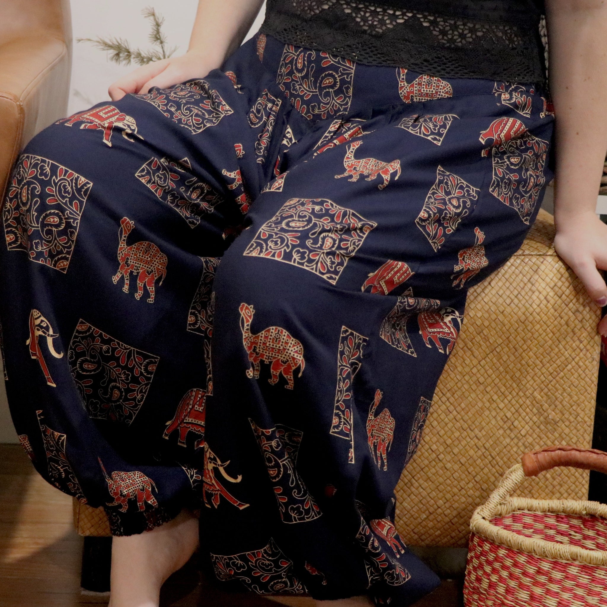 Fair Trade Patterned "Hippy" Pants
