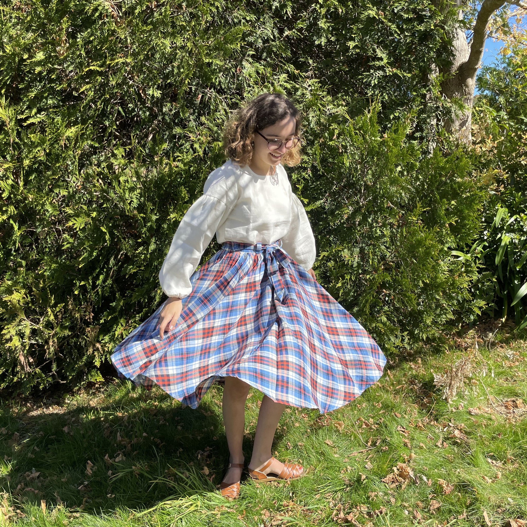 White Sweater and Plaid Skirt–Too School Uniform? – Teach in Style