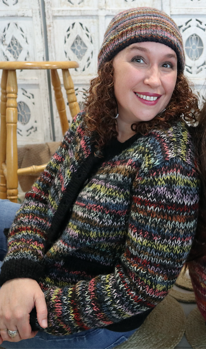 Fair Trade Ethical Woollen Multi Coloured Cardigan