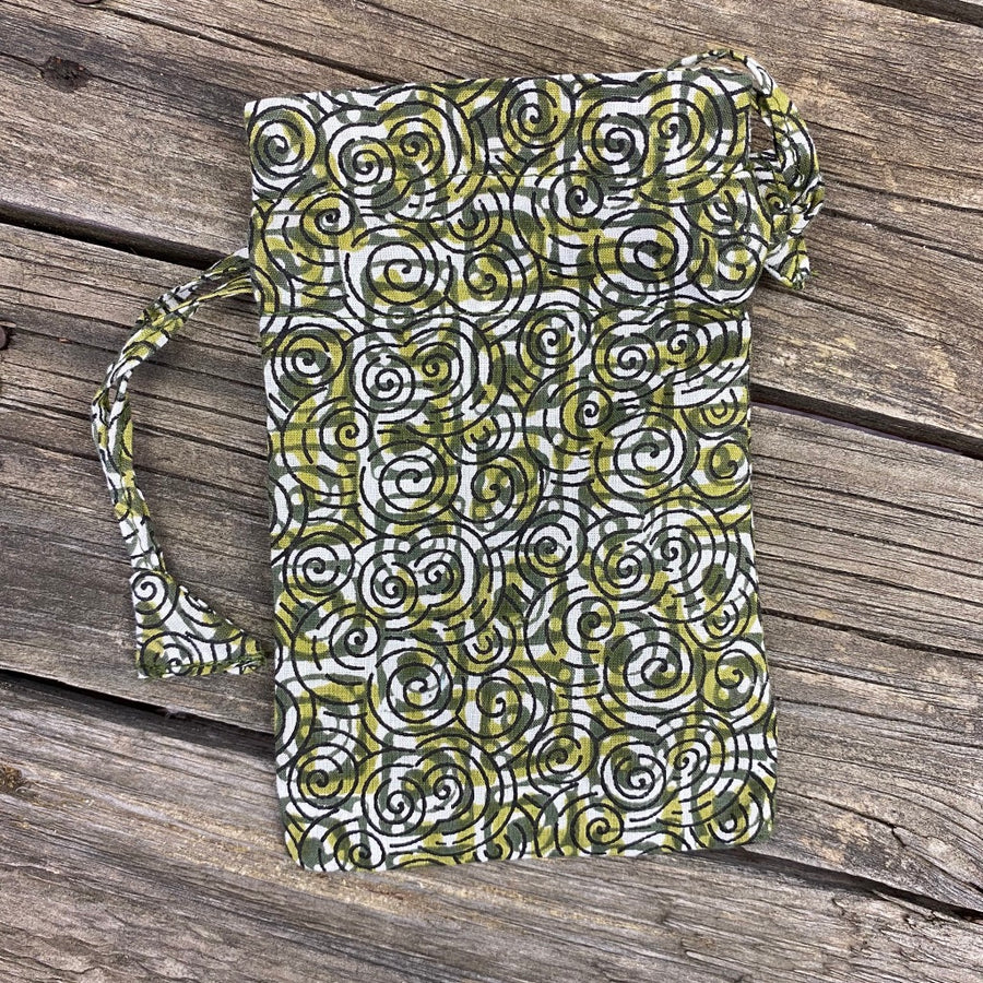 Fair Trade Gift Bag Eco alternative Swirl Design