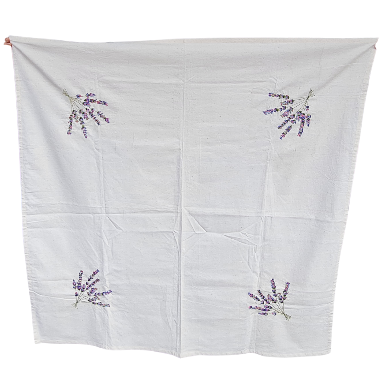 Fair Trade Lavender Table Cloth
